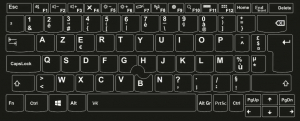 Tastaturaufkleber Französisch für Lenovo ThinkPad X240/270/370/T450S/Yoga X390